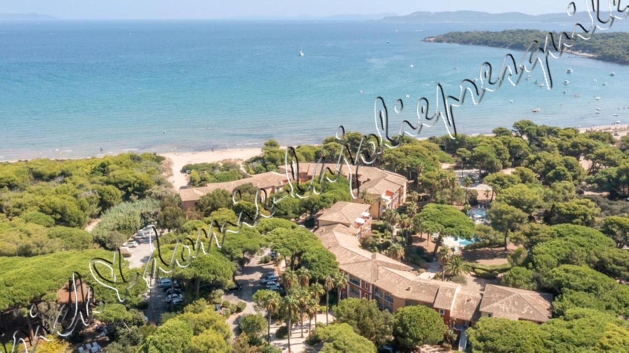 Magnifique Parc De La Presqu'Ile Avec Piscine Et Plage Face A Porquerolles ! Hyeres Exterior photo